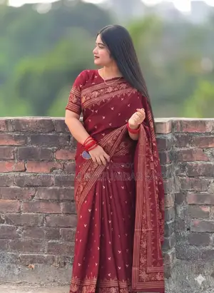 শাড়ি - Japani Silk Saree with Blouse Piece