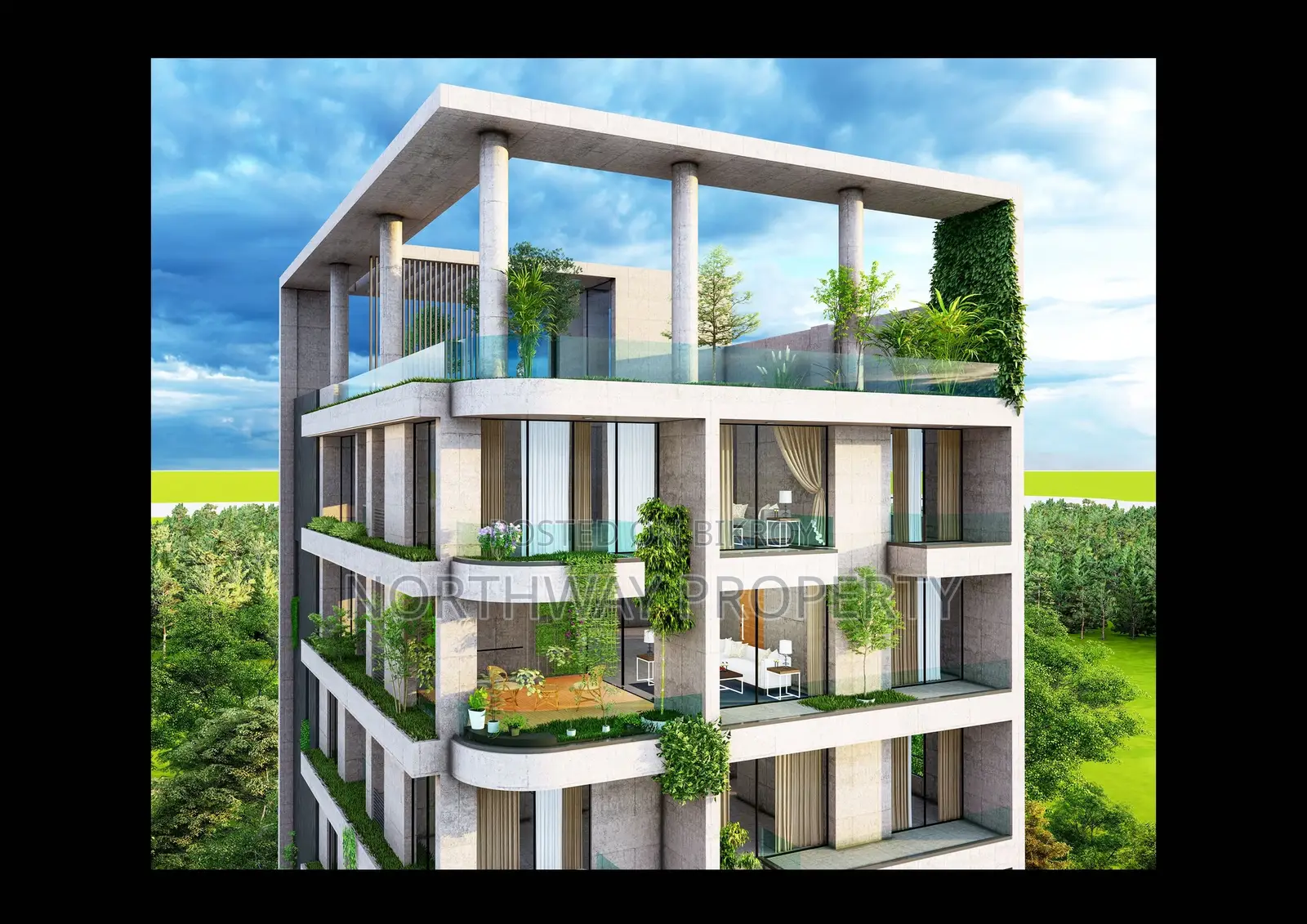 North Facing 4 bed apartment at Jolshiri Abason