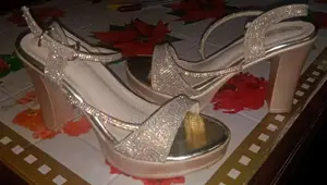 Ladies stone high heel