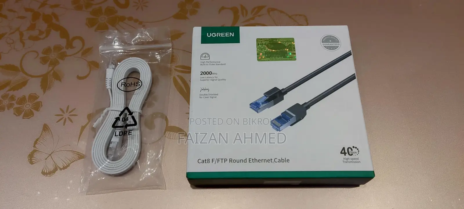 Onu Router Rj45 Cat5e 1ge Cable Stock Original