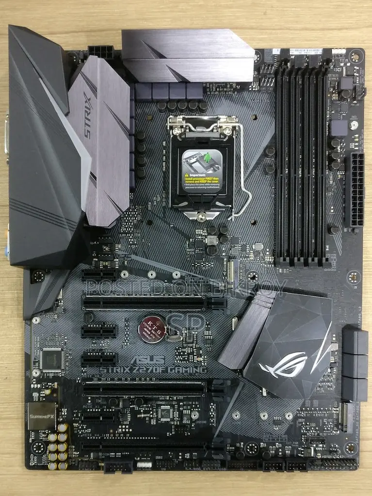 Asus Rog Strix Z270f গেমিং মাদারবোর্ড।