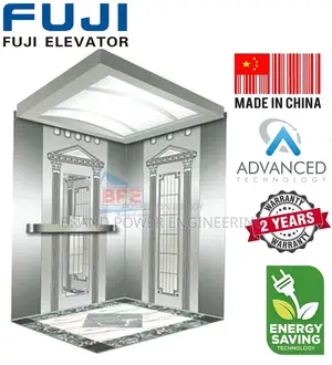Fuji 8-Stop Lift: Gearless Traction & VVVF Energy Saving