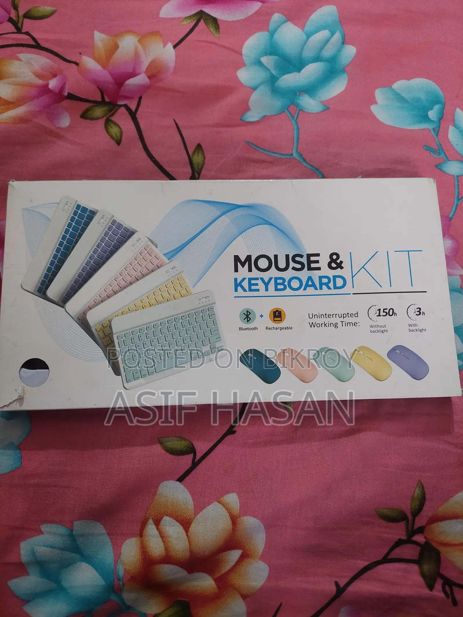 Rechargeable Bluetooth Keyboard and Mouse