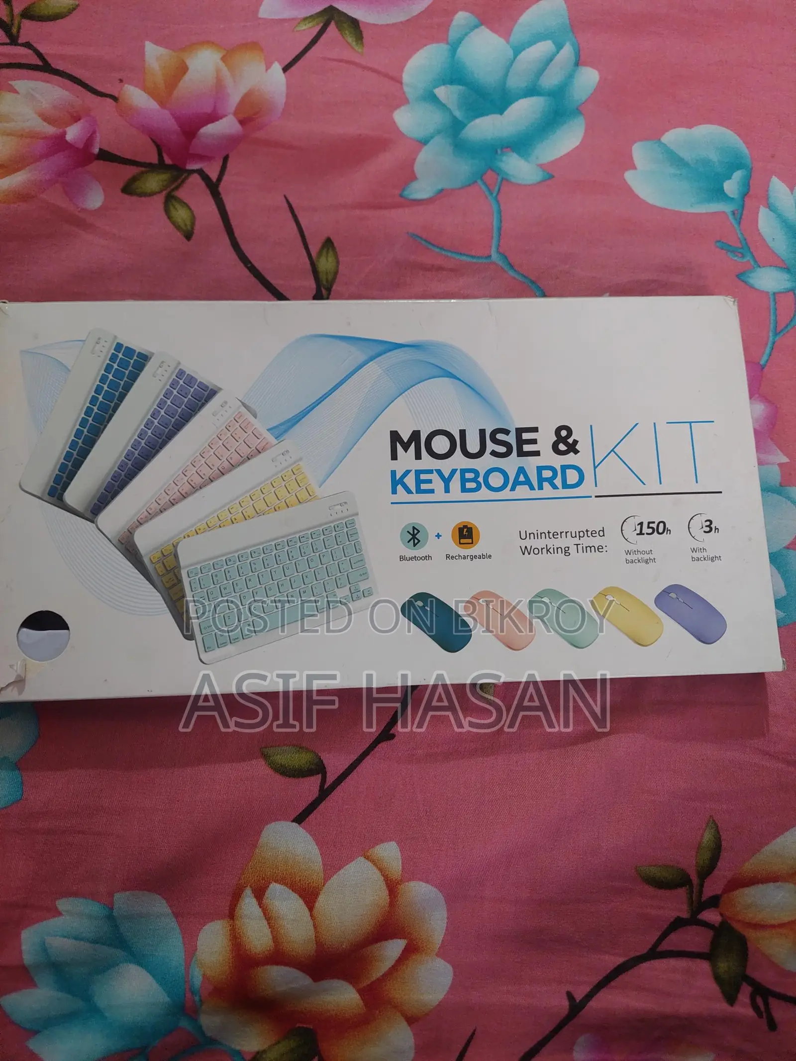 Rechargeable Bluetooth Keyboard and Mouse