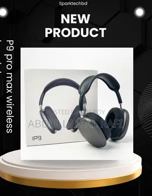 P9 Pro Headphone – Premium Look, Heavy Bass, Long Battery Backup