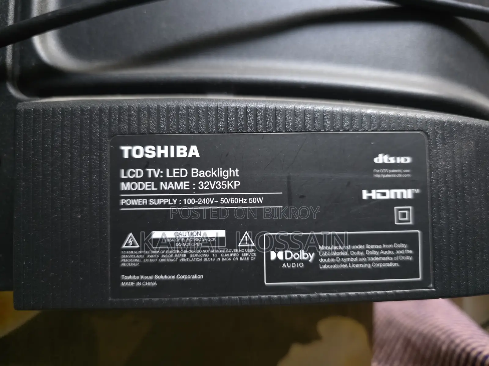 Toshiba 32" Android Voice Control Tv.