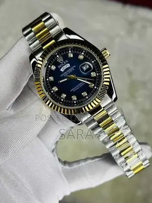 Rolex Quartz Movement Stainless Steel Analog Watch for Men