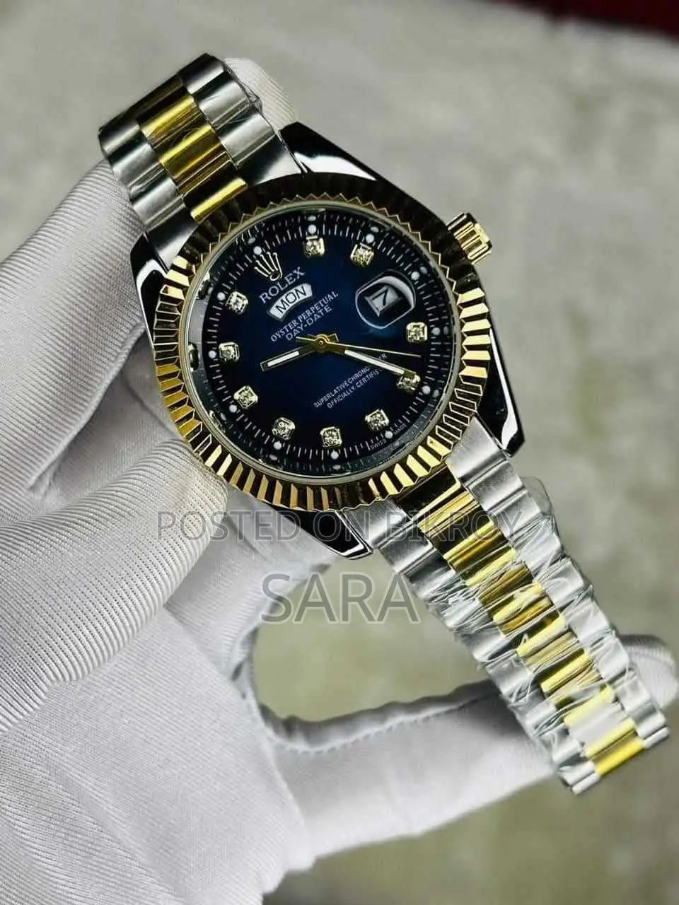 Rolex Quartz Movement Stainless Steel Analog Watch for Men
