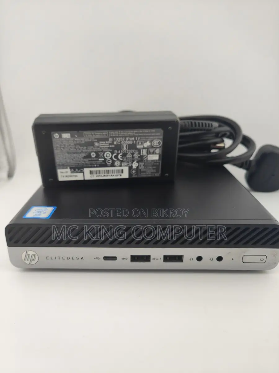 Desktop Computer HP EliteDesk 800 G4 8GB Intel Core I5 SSD 256GB