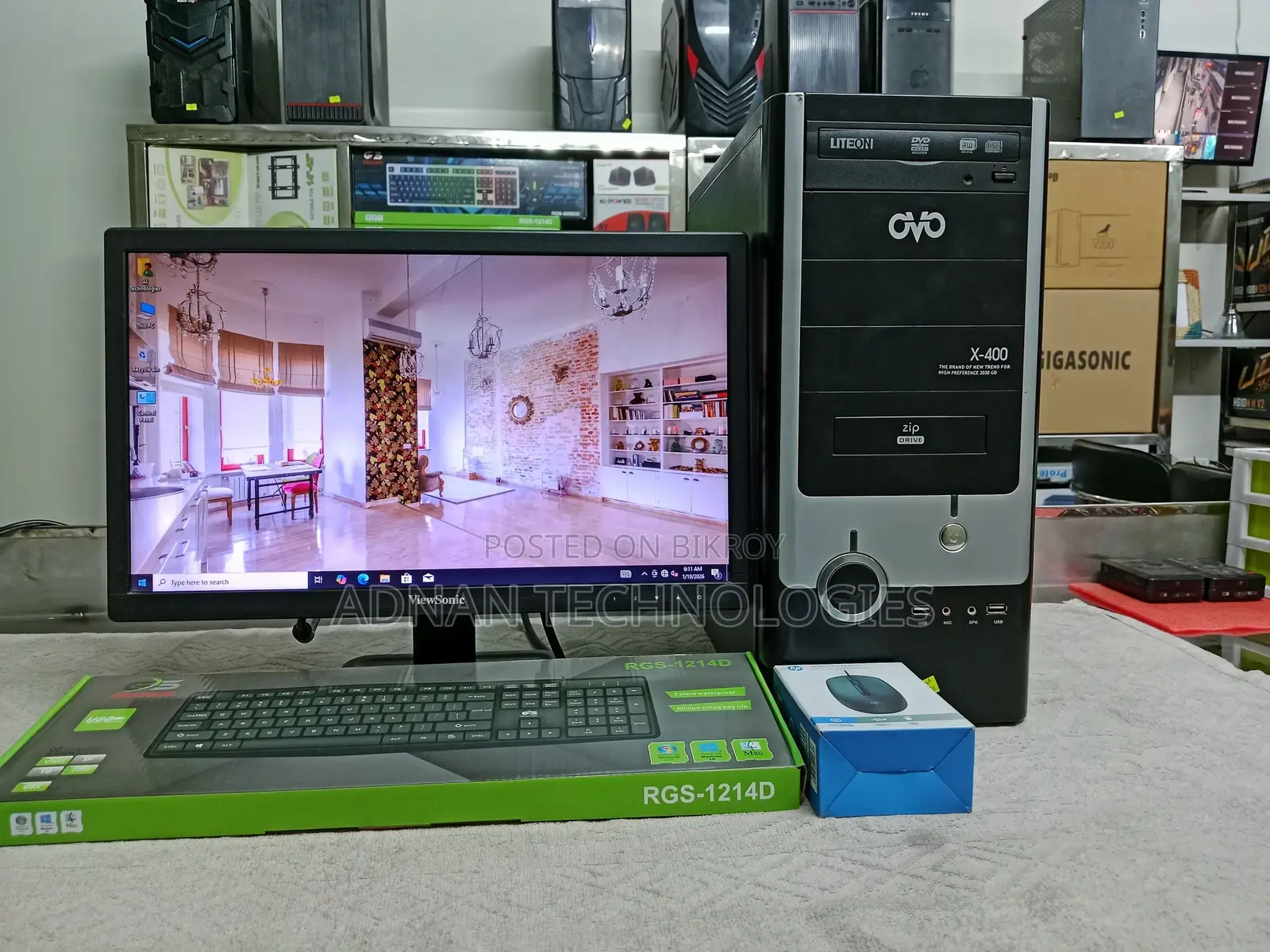Desktop Computer 4GB Intel Core I3 HDD 500GB