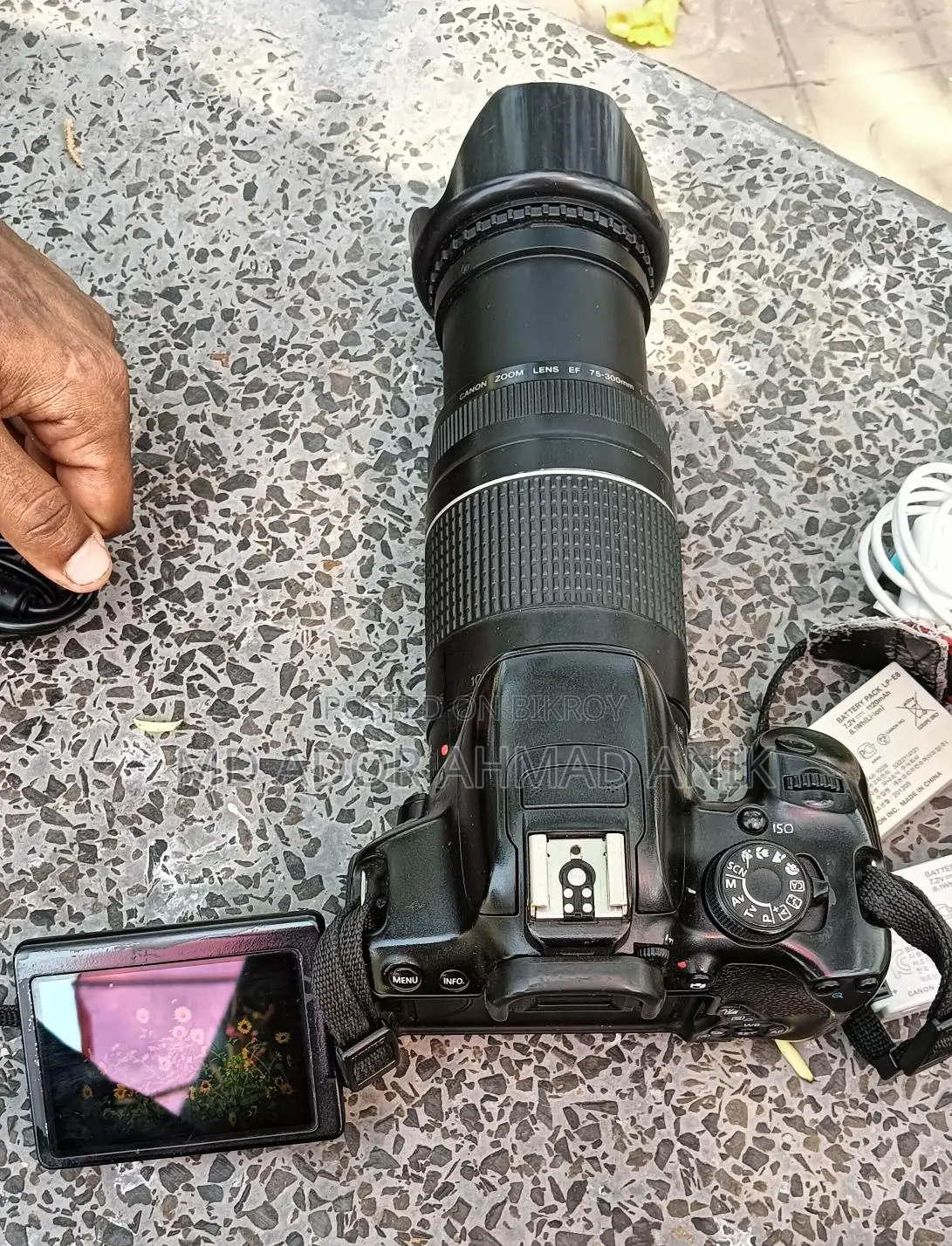 Canon 700d 75/300 lens