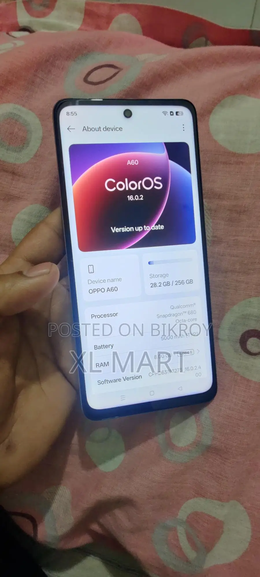OPPO A60 5G 8/256 GB (Used)