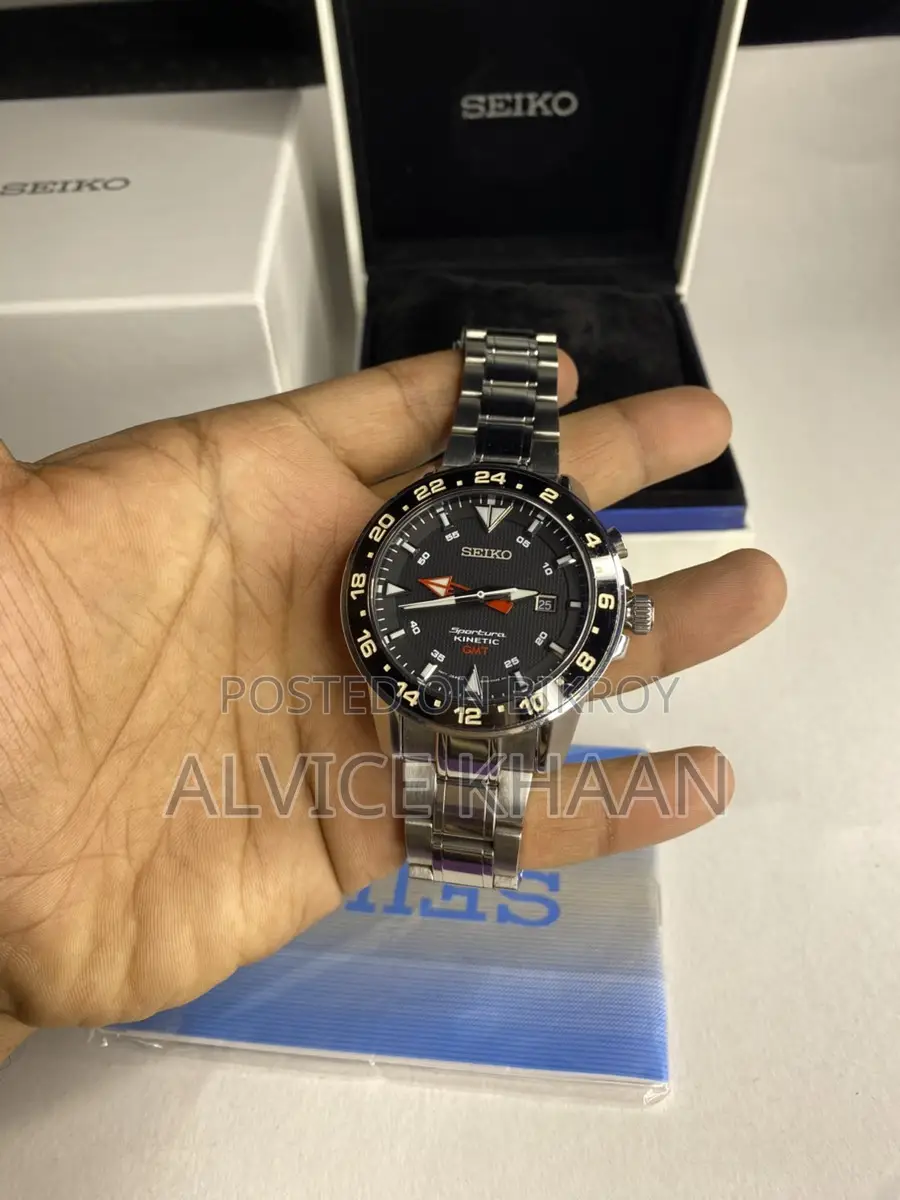 Seiko Sportura Kinetic Gmt Japan Original 44mm