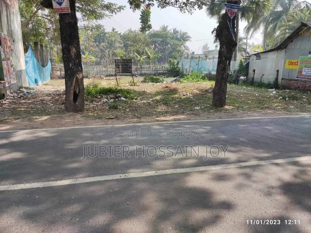 Land Beside 50-Feet Main Road in Rupsa, Khulna