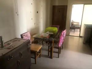 Glass Table and Bench Chair 6 Seat