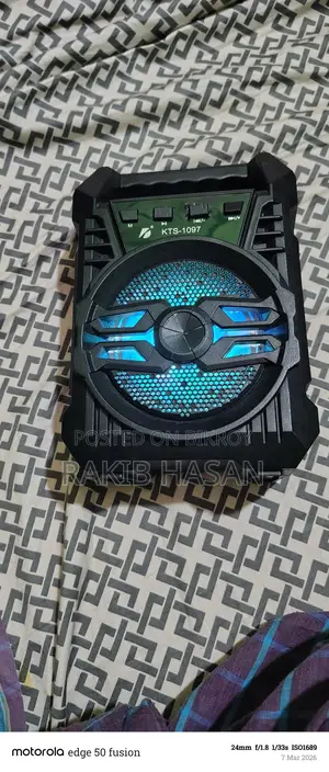 Bluetooth speaker.