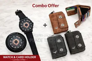 Watch For Men And Moneybag