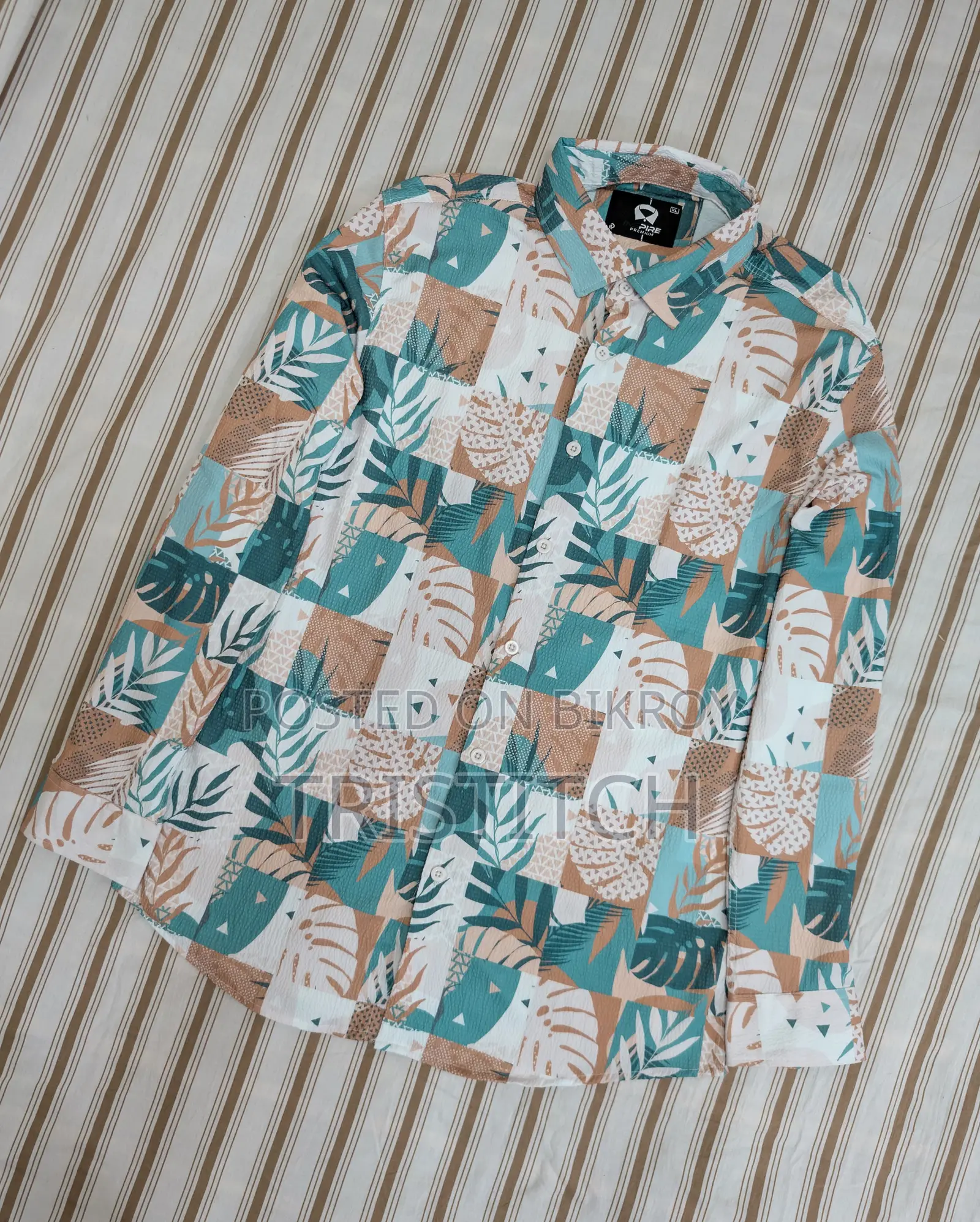 Premium Quality Popcorn Fabric Shirt.