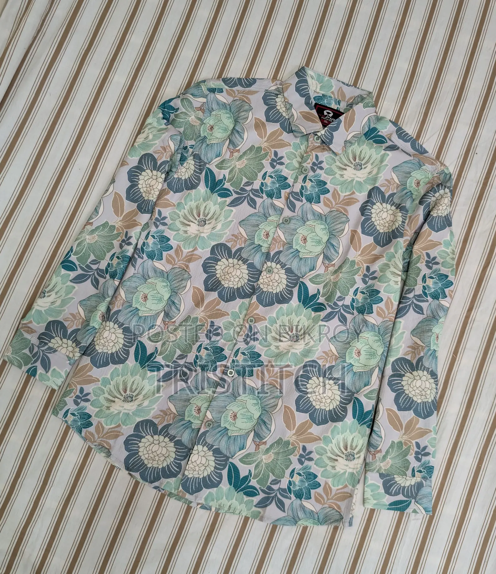 Premium Quality Popcorn Fabric Shirt.