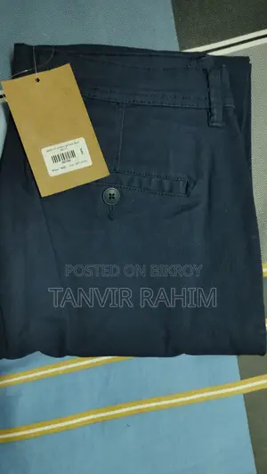 Gabardine Pant Navy Blue