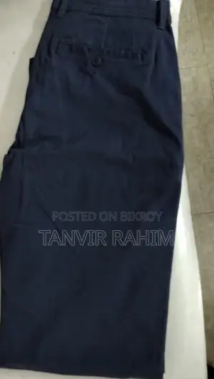 Gabardine Pant Navy Blue