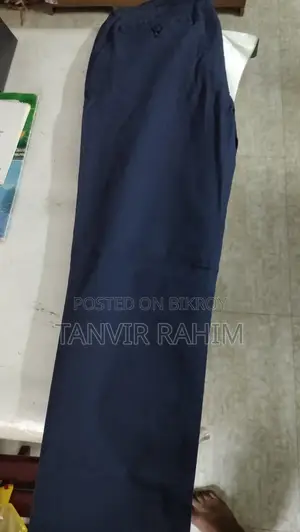 Gabardine Pant Navy Blue