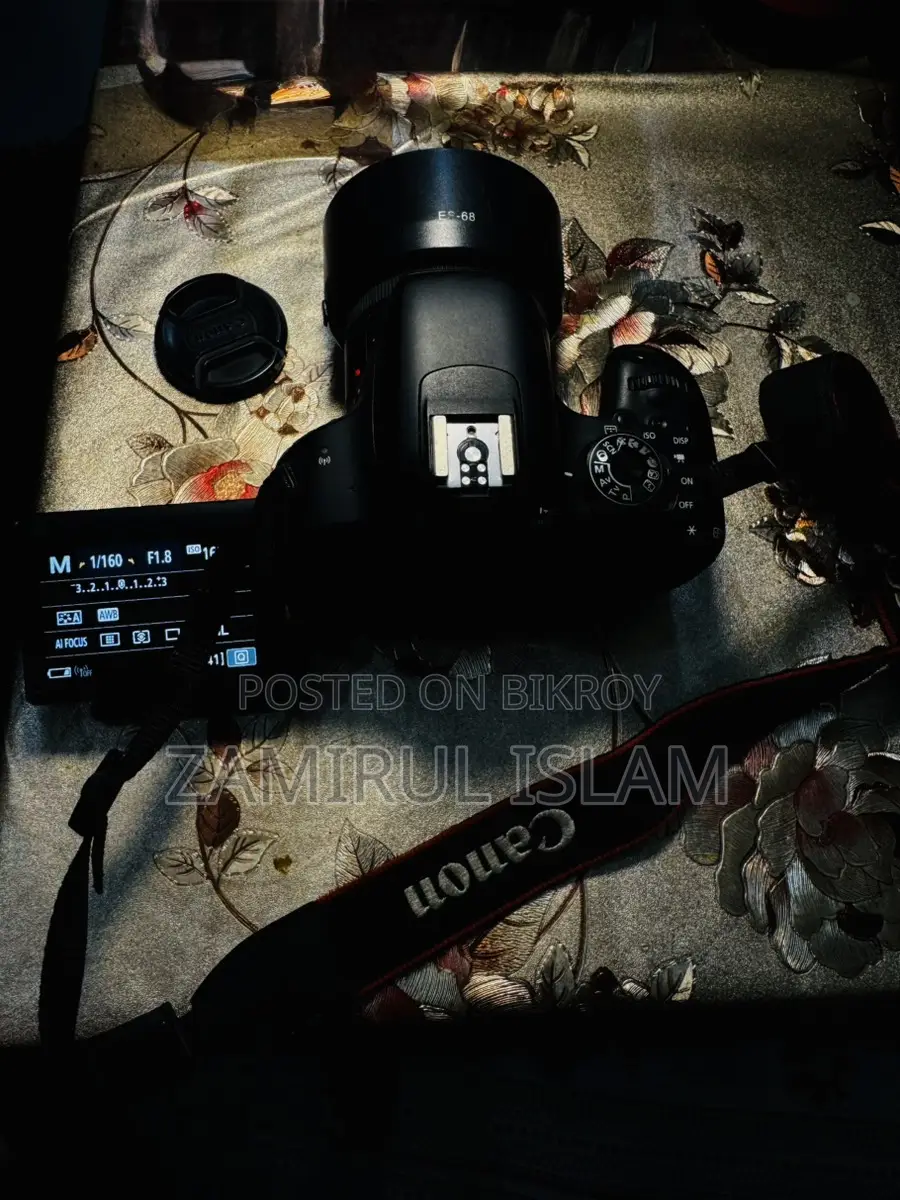 Canon Eos 800d With 50mm Prime Lens 1.8