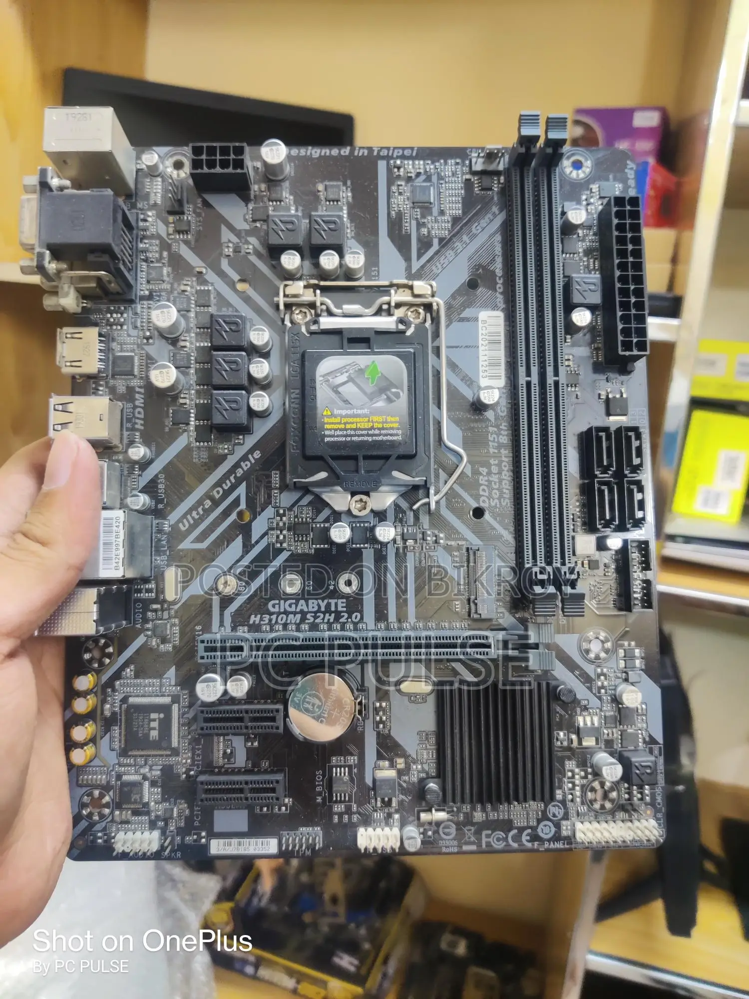 Gigabyte H310 Korean Motherboard with 1 year warranty