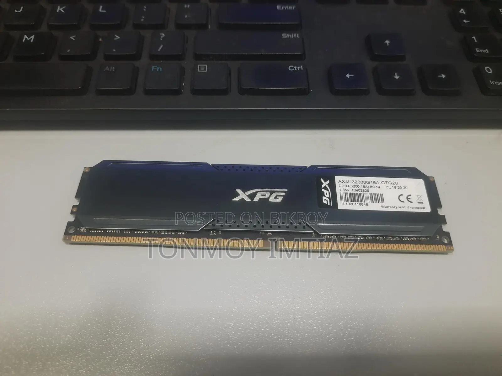 Adata Xpg Gammix D20 8gb Ddr4 3200mhz Desktop Ram