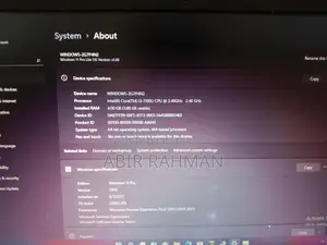 Asus Core i3 7th Gen Nvidia 930mx