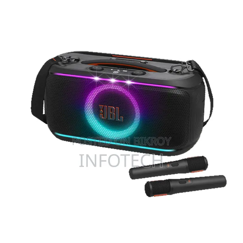 JBL PartyBox on-the-Go 2 Portable Party Speaker,