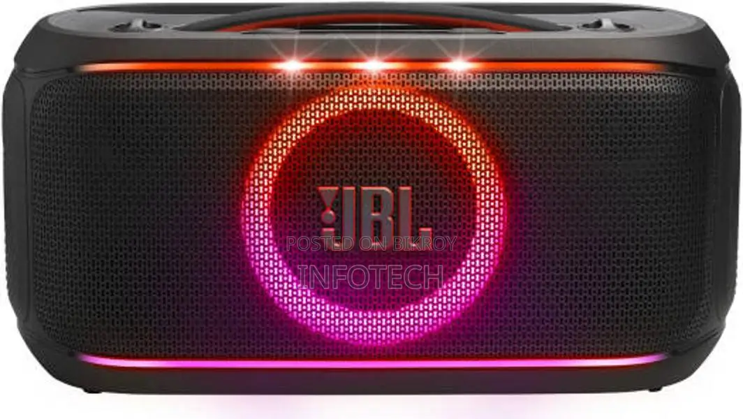 JBL PartyBox on-the-Go 2 Portable Party Speaker,