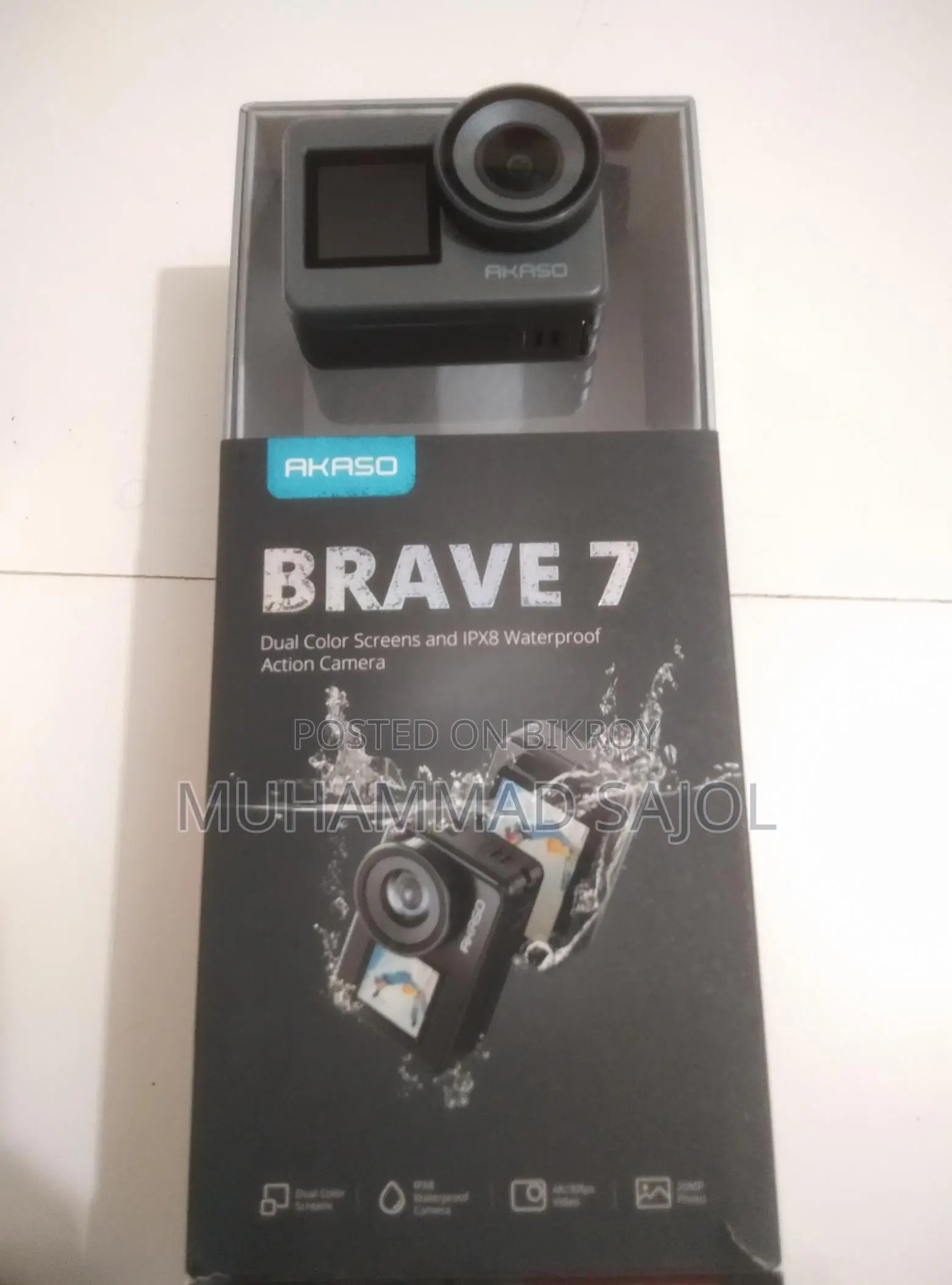 Action Camera for sale at a limited price Model: Akaso Bravo 7