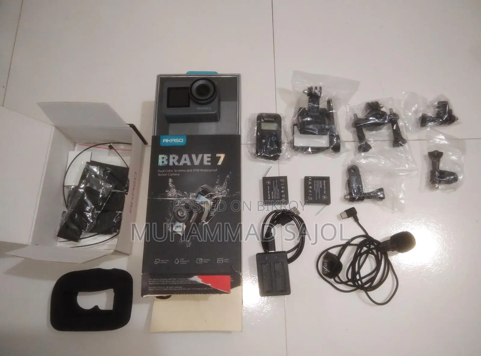 Action Camera for sale at a limited price Model: Akaso Bravo 7