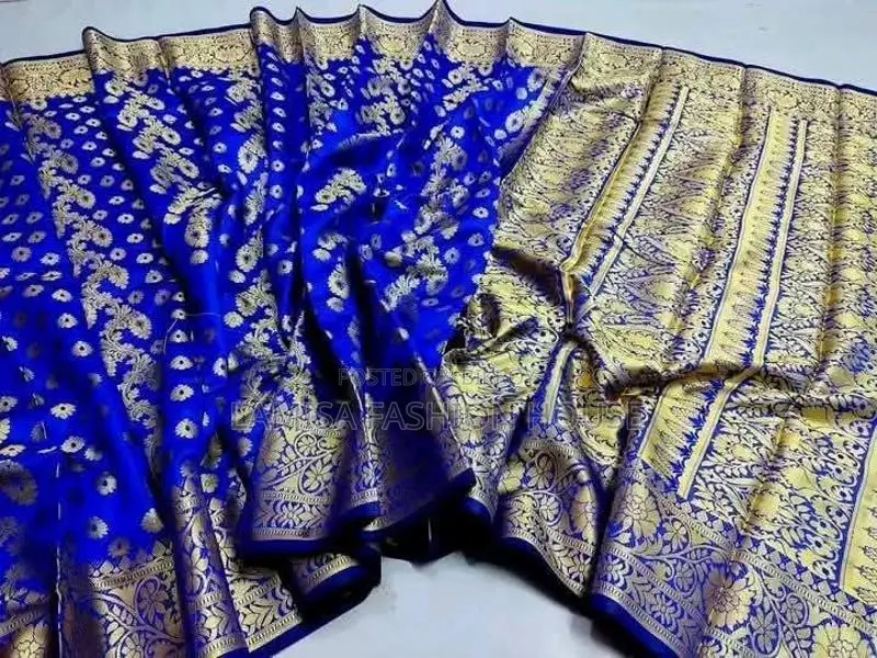 কাতান সফ্টসিল্ক শাড়ি