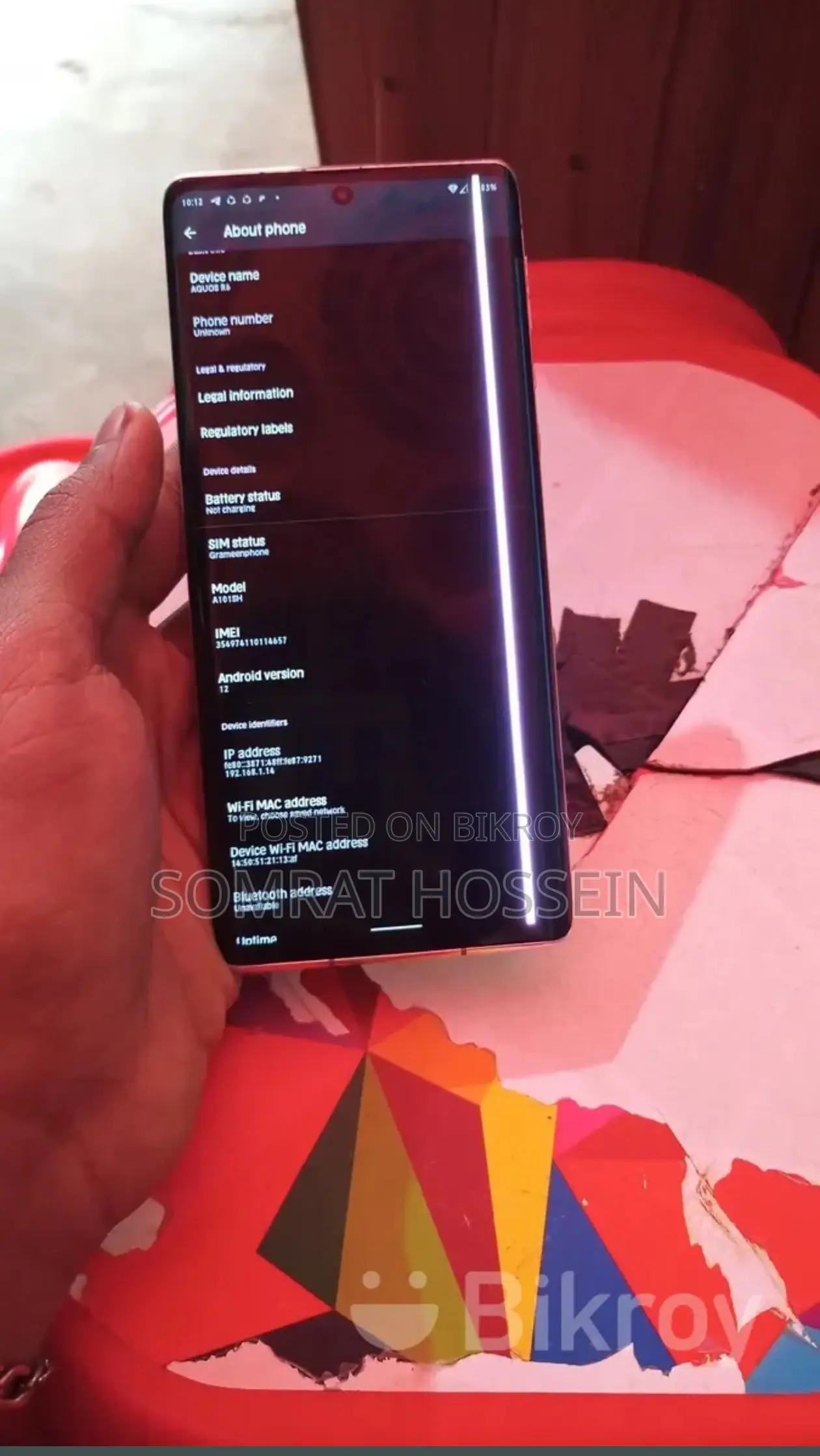 SHARP Aquos R6 . (Used)