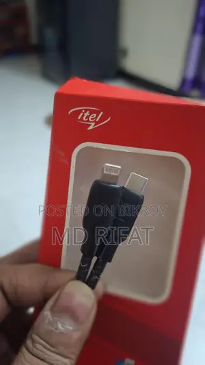 Anker 20w চার্জার অ্যাডাপ্টার এবং Itel অরিজিনাল Type C টু iPhone কেবল