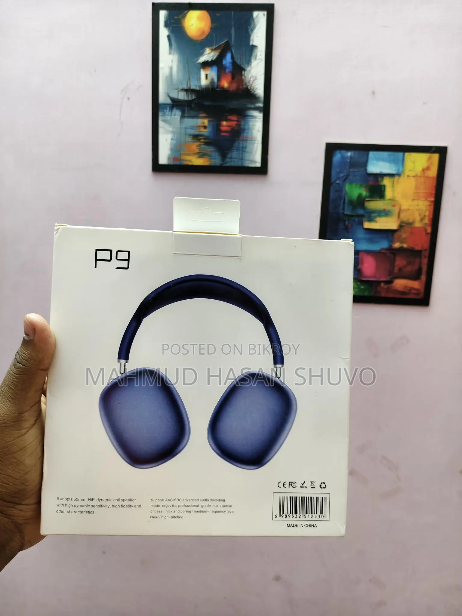 P9 Bluetooth Headphone