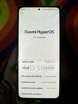 Xiaomi Poco F3 6-128 (Used)