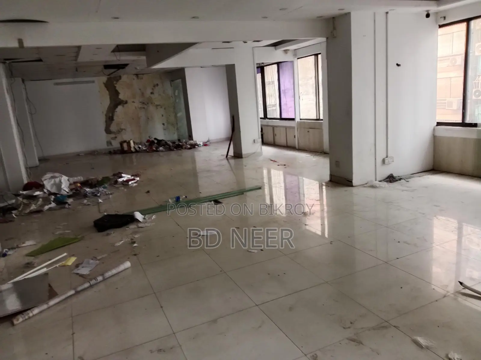 Fully commercial 7500 sft office space rent in banani avenue