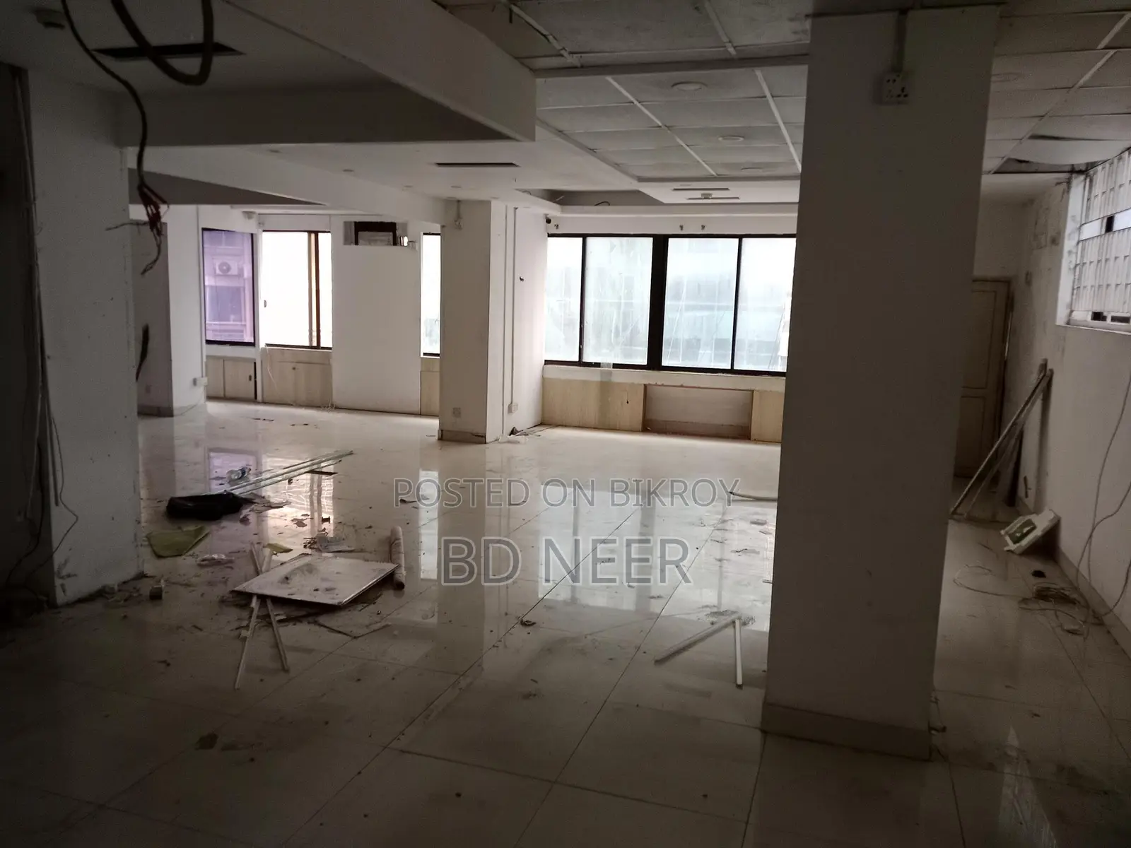 Fully commercial 7500 sft office space rent in banani avenue