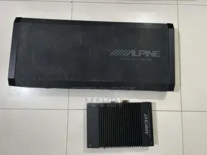 Addzest Amplifier + Alpine Subwoofer (car)