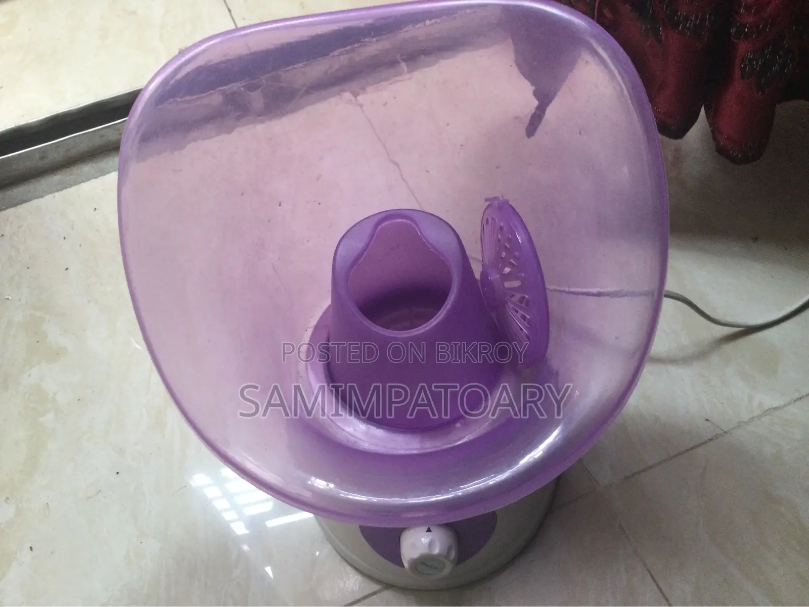 Facial steamer