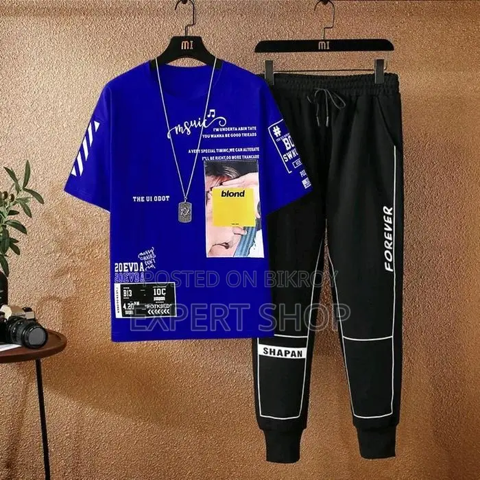 Mash T-shirt & Full Pant Set