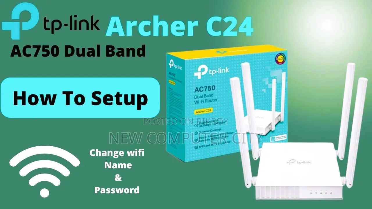 TP-Link Archer C24 AC750 Dual-Band WiFi Router