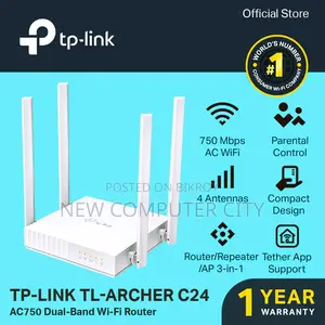 TP-Link Archer C24 AC750 Dual-Band WiFi Router
