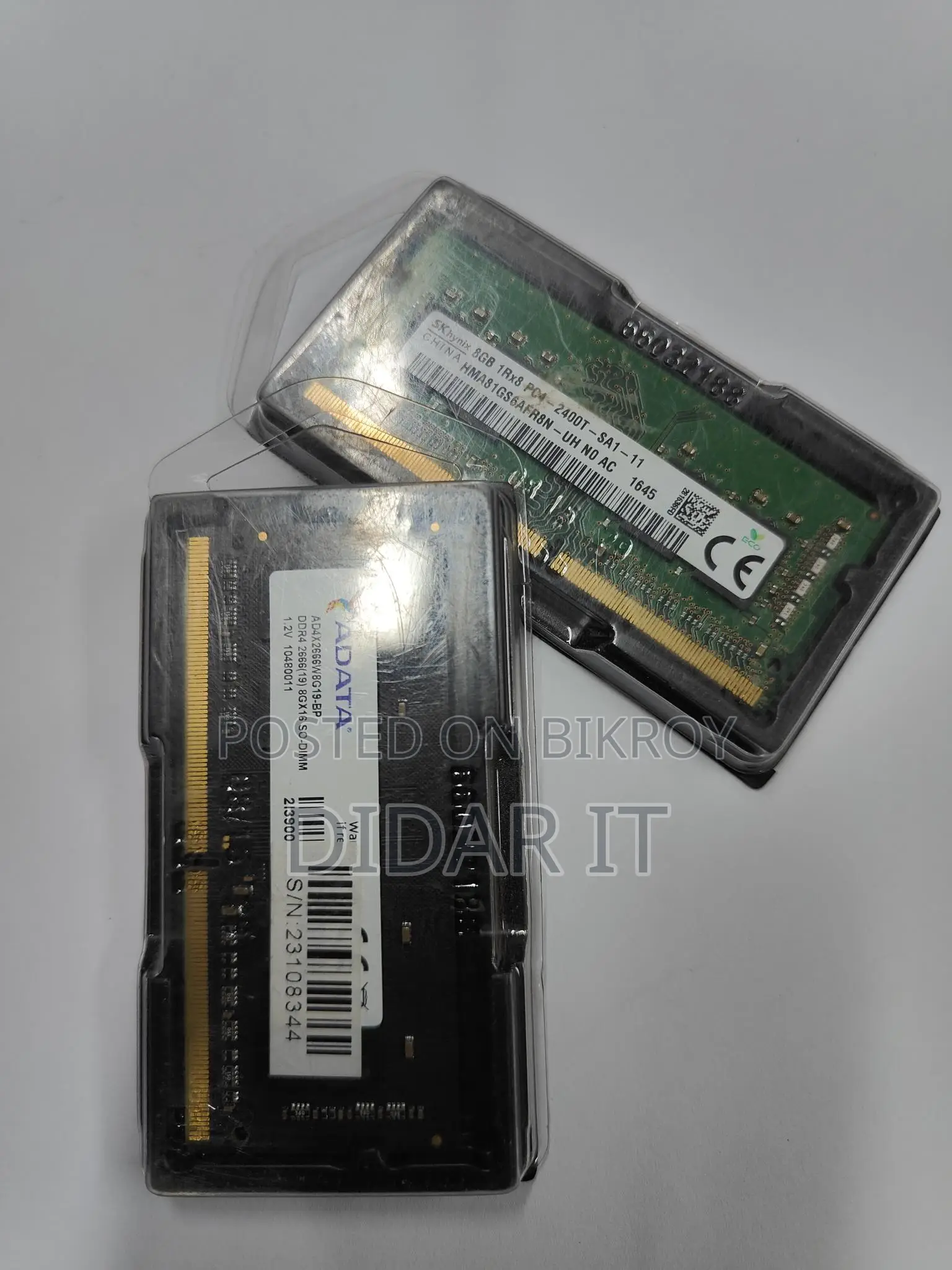 New ADATA 8GB DDR4 Laptop RAM With 01 Year Warranty