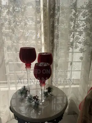 Glass Candle Holder