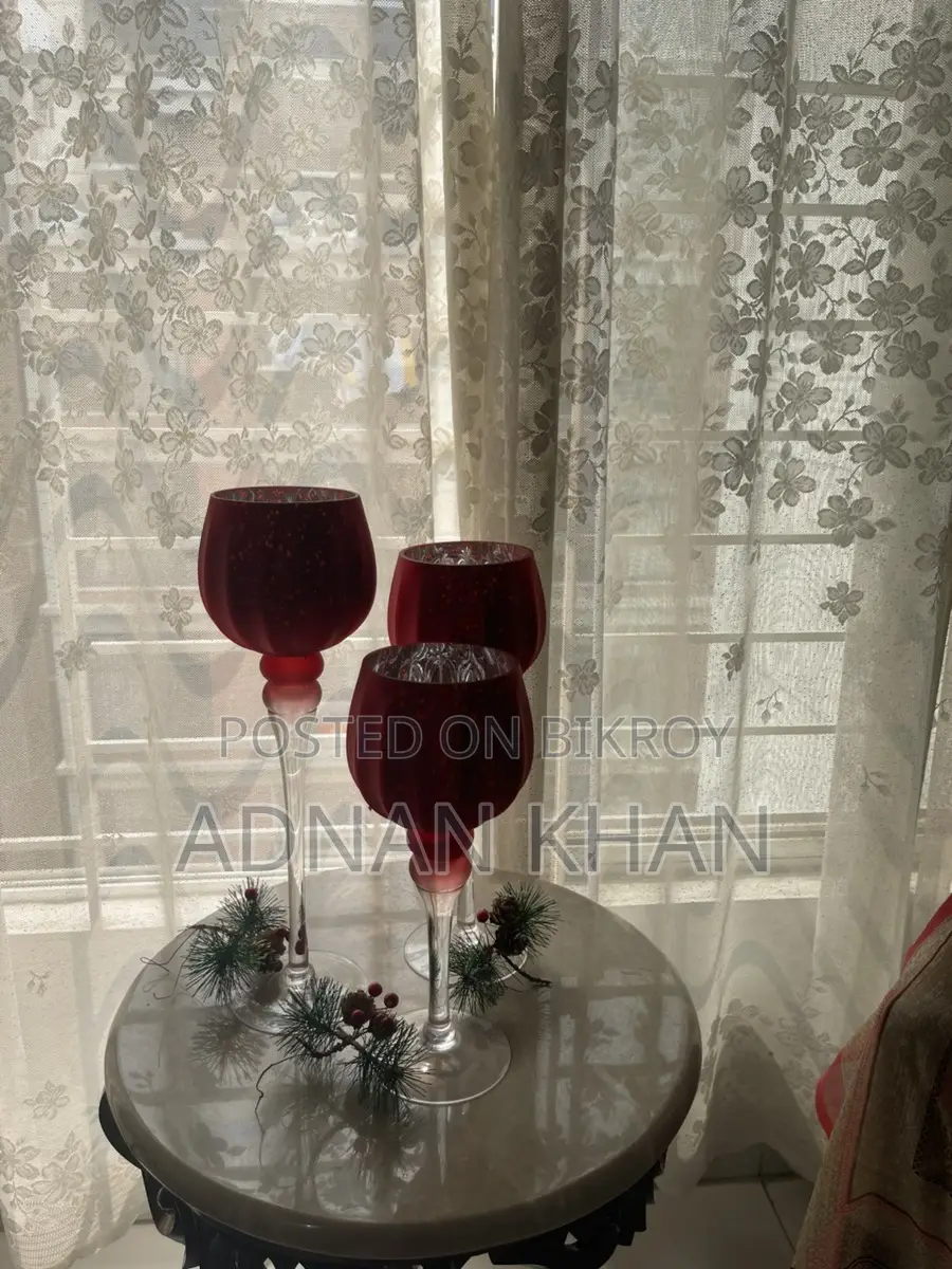 Glass Candle Holder