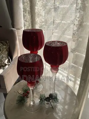 Glass Candle Holder